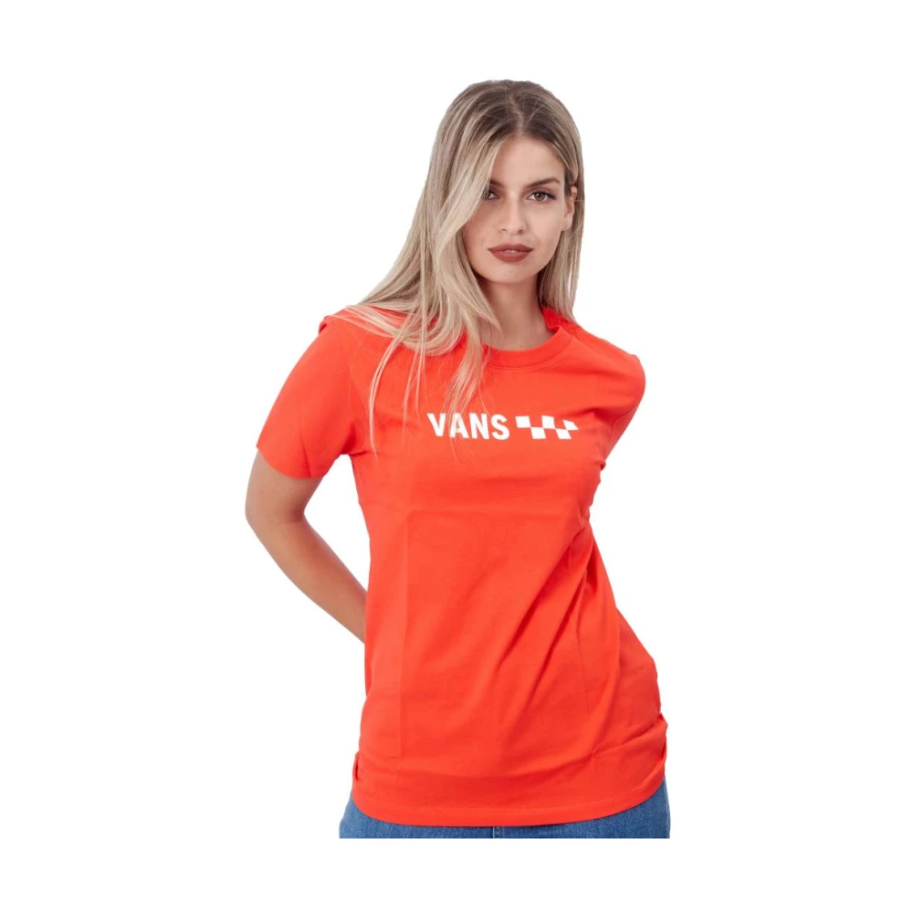 Vans Urban Striper T-Shirt Orange Dames