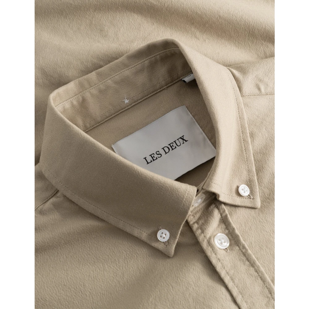 Les Deux Knorad Oxford Overhemd Beige Heren