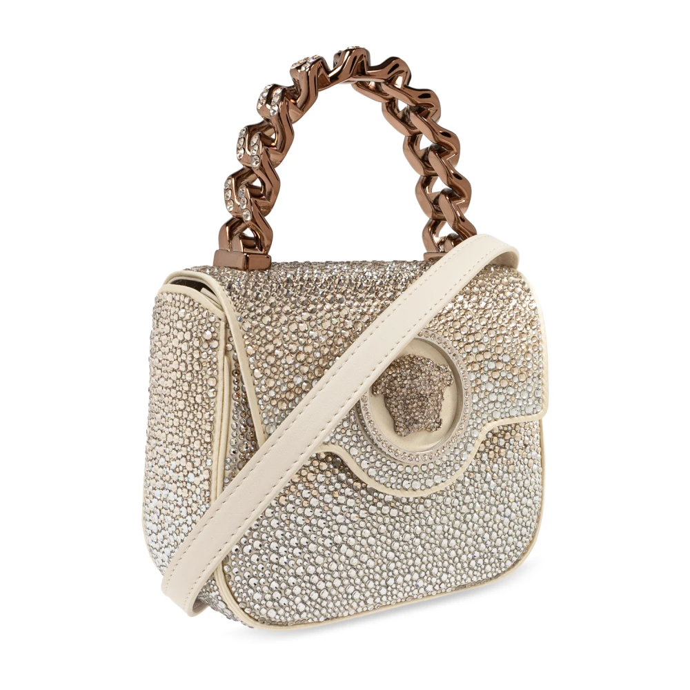 Versace Schoudertas La Medusa Mini Beige Dames