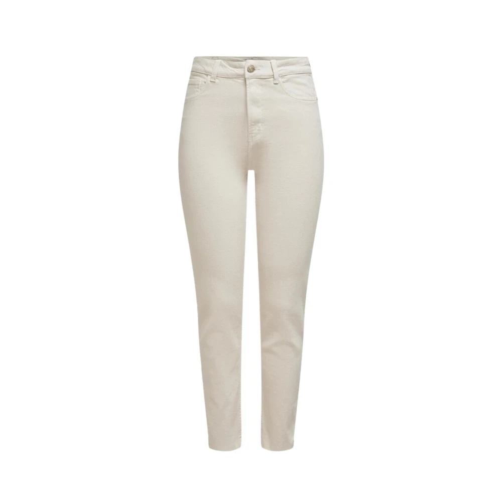 ONLY Klassiska Jeans Beige, Dam