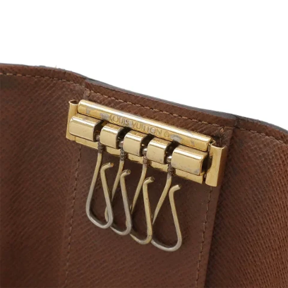 Louis Vuitton Vintage Pre-owned Canvas key-holders Brown Heren