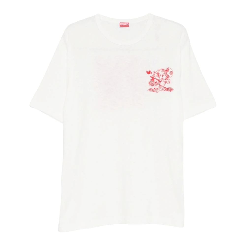 Kenzo Uomo Bianco Top, L, New,