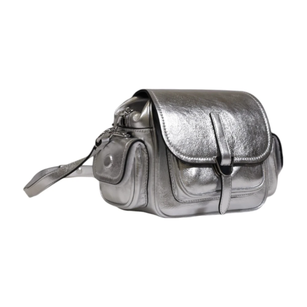Coccinelle Leren Dames Tas Herfst Winter Collectie Gray Dames