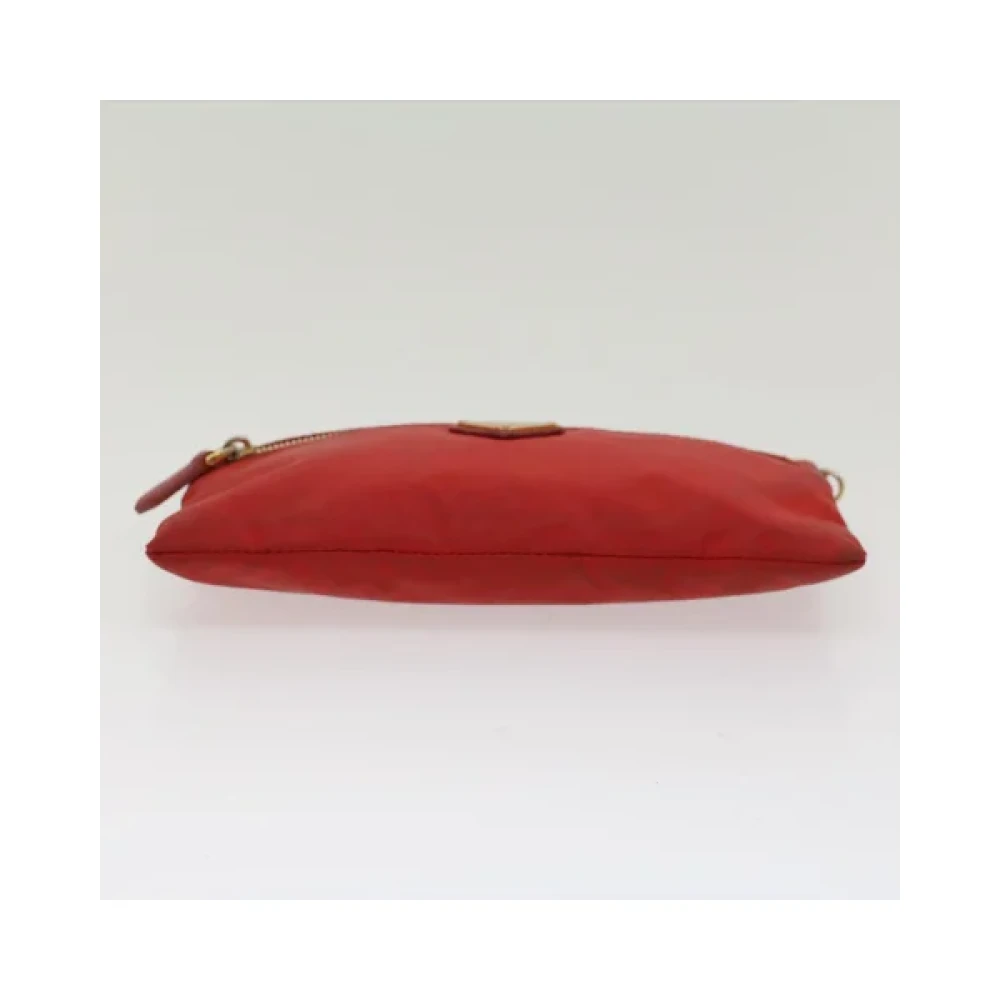 Prada Vintage Pre-owned Nylon prada-bags Red Dames