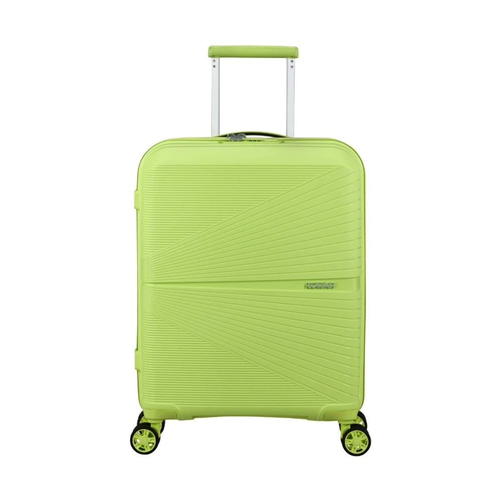 American Tourister Unisex Grön Airconic Cabin Trolley Med Tsa-Lås