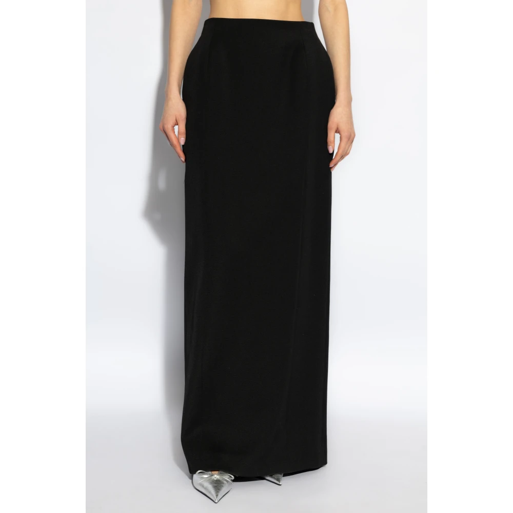 Balenciaga Rok met split aan de achterkant Black Dames