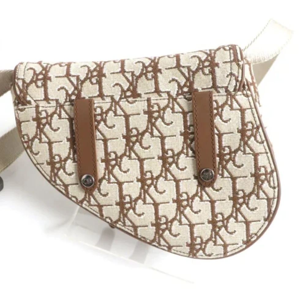 Dior Vintage Pre-owned Canvas dior-bags Brown Dames
