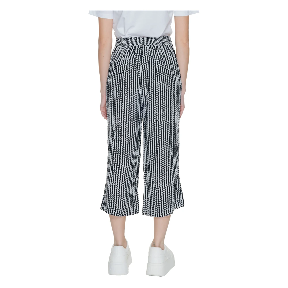 Only Life Palace AOP Viscose Broek Black Dames