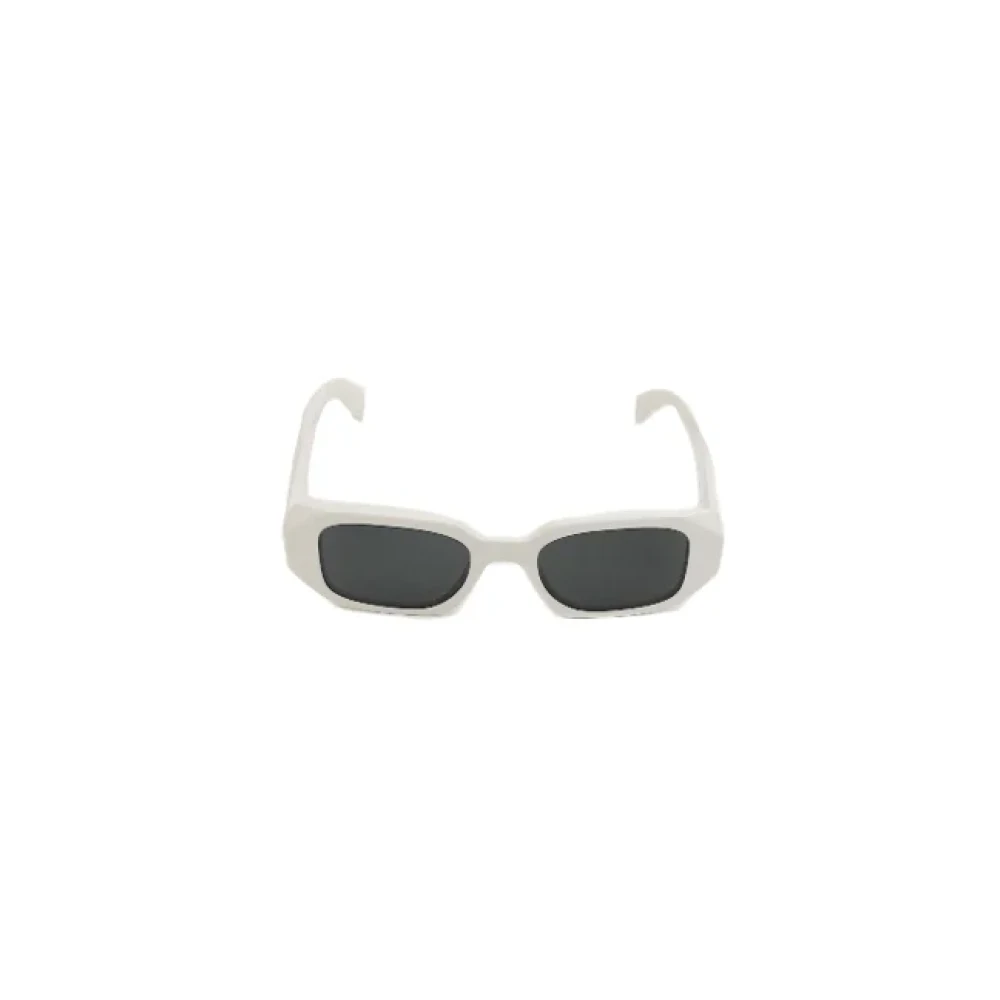 Prada Vintage Pre-owned Plastic sunglasses White Dames