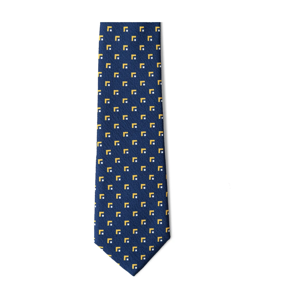 Giorgio Armani Blauwe Zijden Stropdas Elegante Stijl Blue Heren