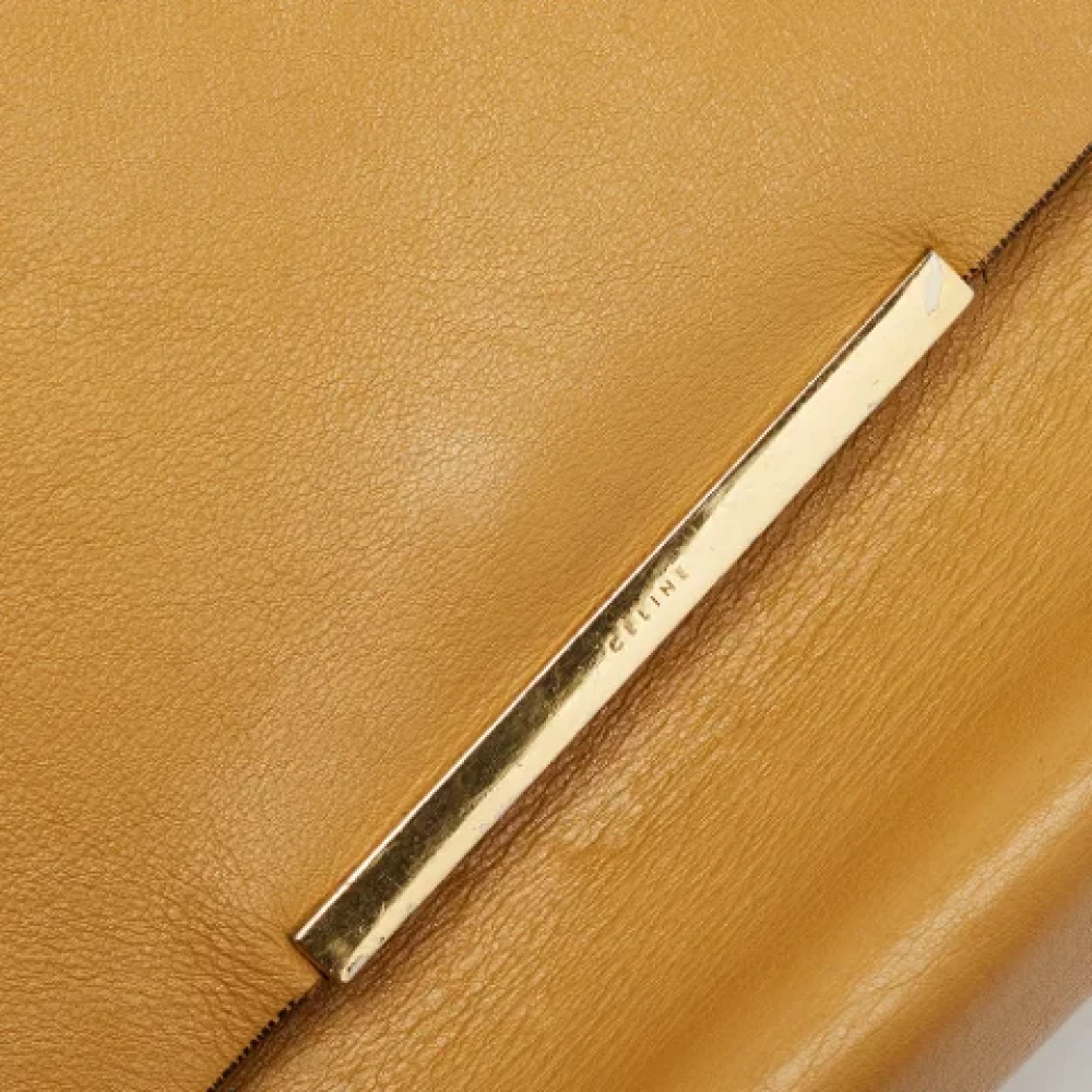 Celine Vintage Pre-owned Leather celine-bags Yellow Dames