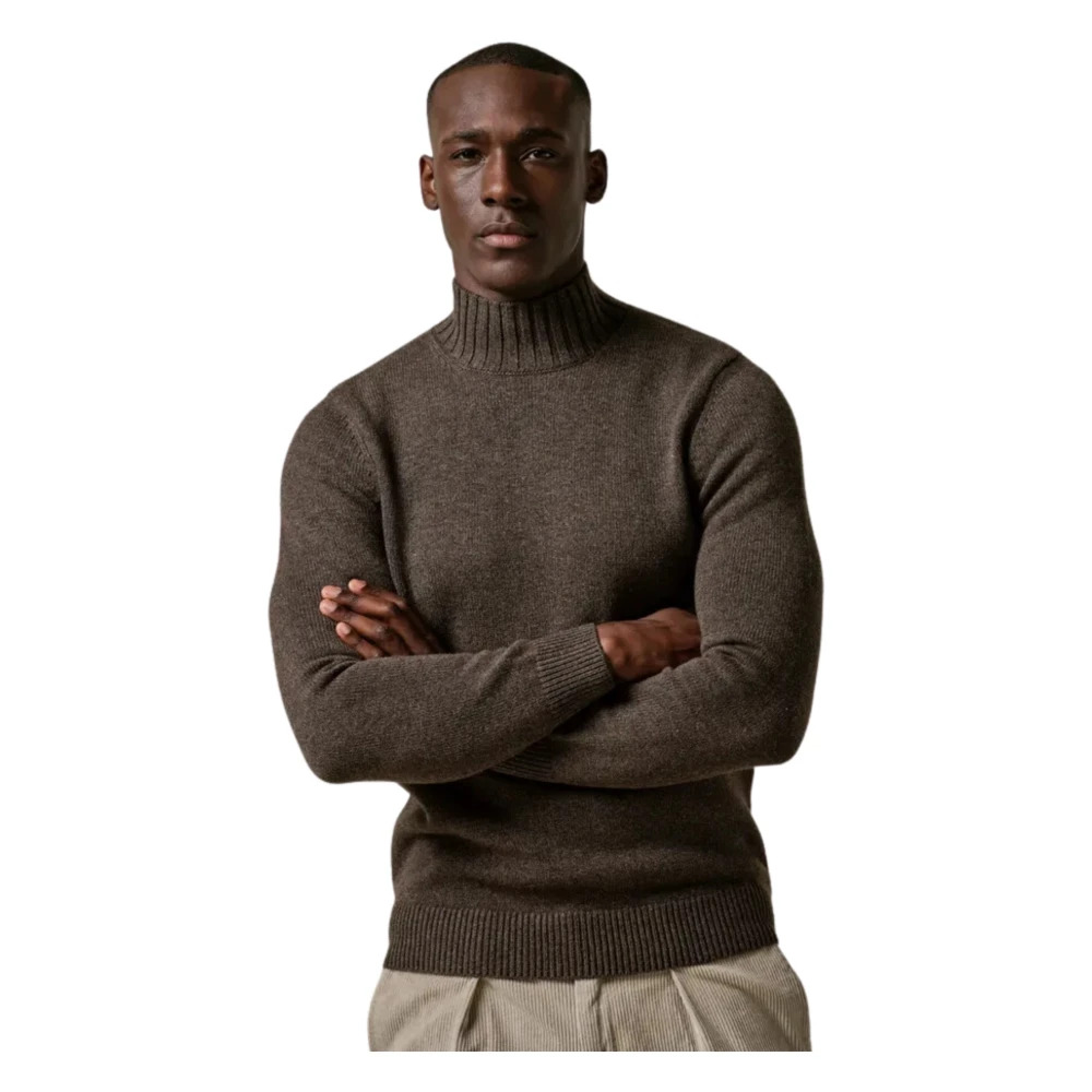 Profuomo Donkerbruine Pullover Sweater Brown Heren