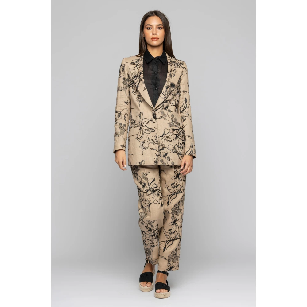 Kocca Suit Trousers Beige Dames