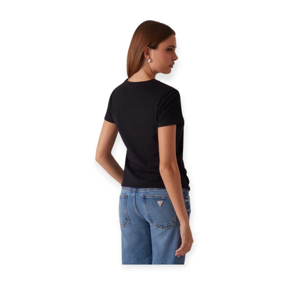 Guess Katoenen T-shirt Black Dames