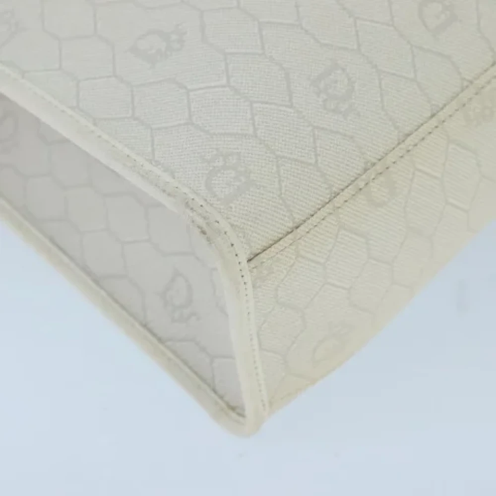Dior Vintage Pre-owned Canvas dior-bags White Dames