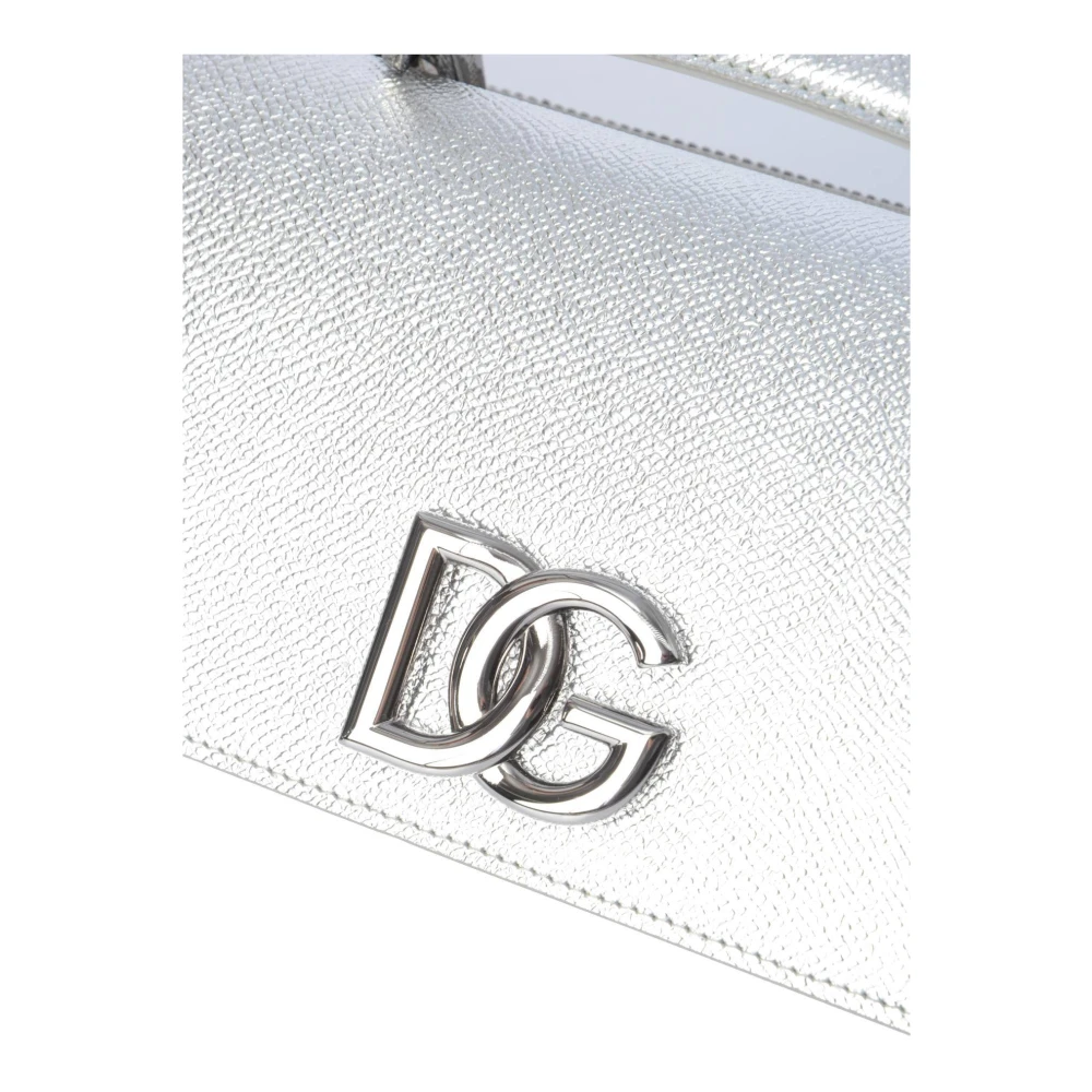 Dolce & Gabbana Heren Leren Kleine Tas Gray Heren