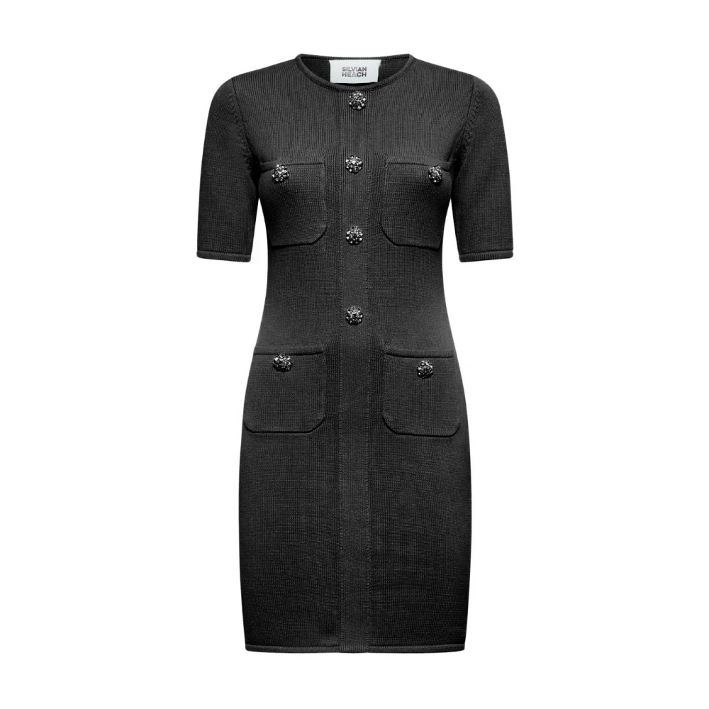 Silvian Heach Donna Nero Abiti, Xs, New,