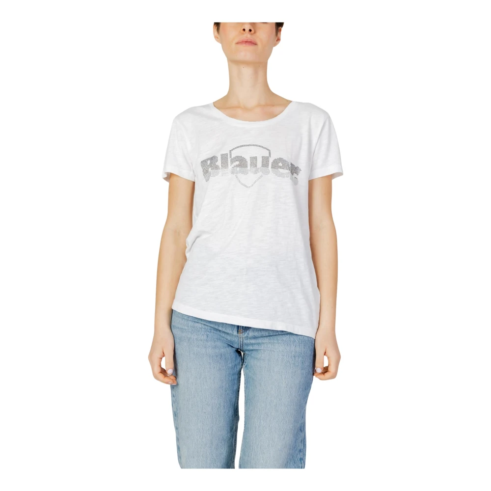 Blauer - Tops > T-Shirts - White - Blauer - Modalova