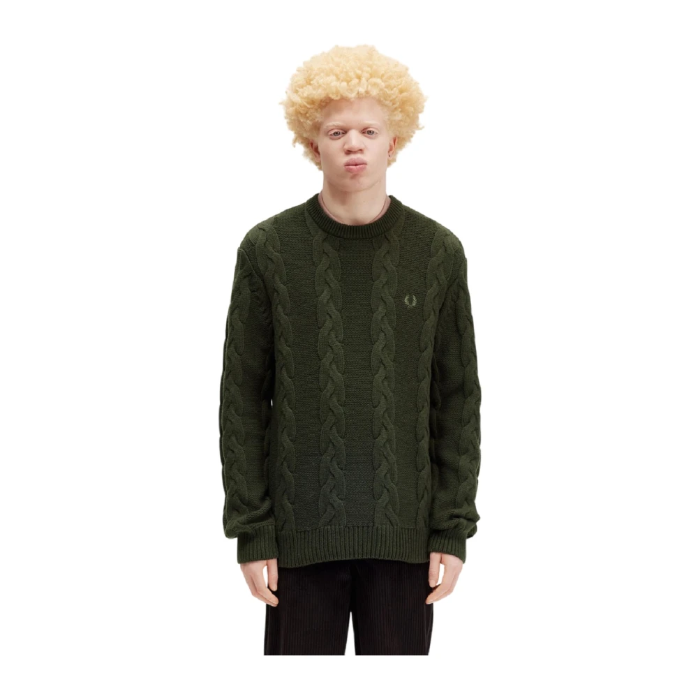 Fred Perry Groene Sweater Collectie Green Heren