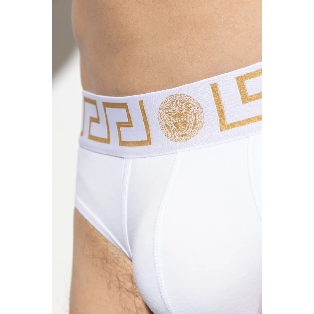 Versace Twee-pack slips White Heren