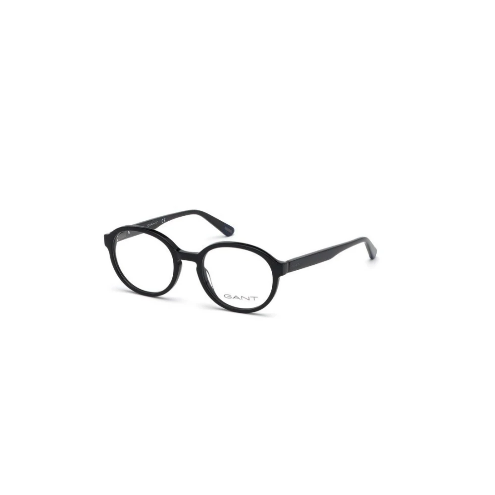 Gant Black Glasses, Male, 49 Mm, Round Optical Frame