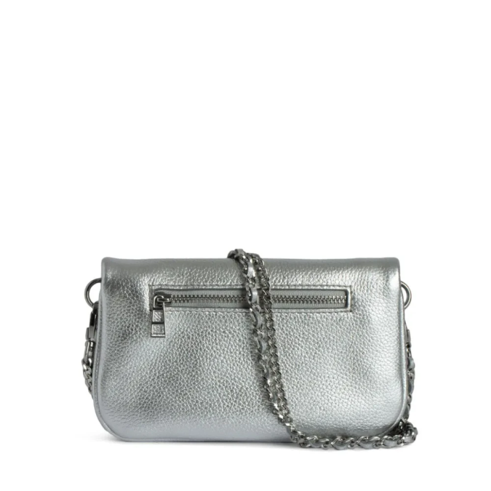 Zadig & Voltaire Zilver Rock Nano Wings Tas Gray Dames