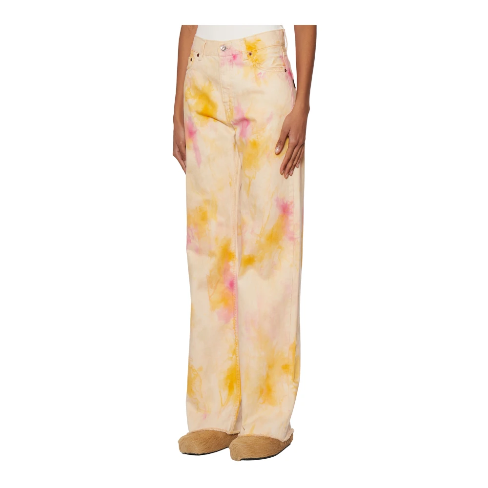 Haikure Wijde broek Beige Dames