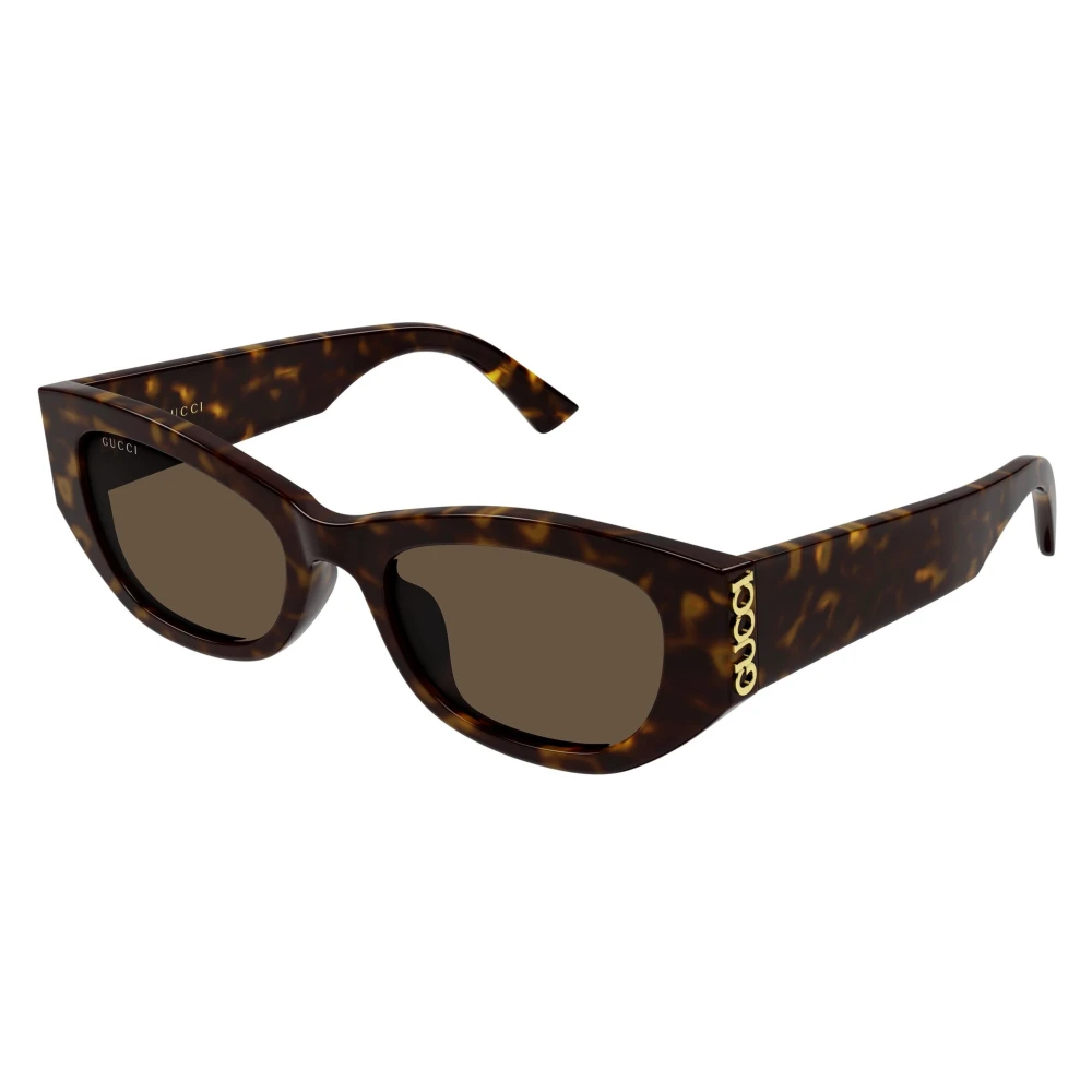 Gucci Unisex Brown Sunglasses, 53 Mm, Cat-Eye Sunglasses