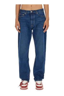 Off White Straight Jeans Blå W31