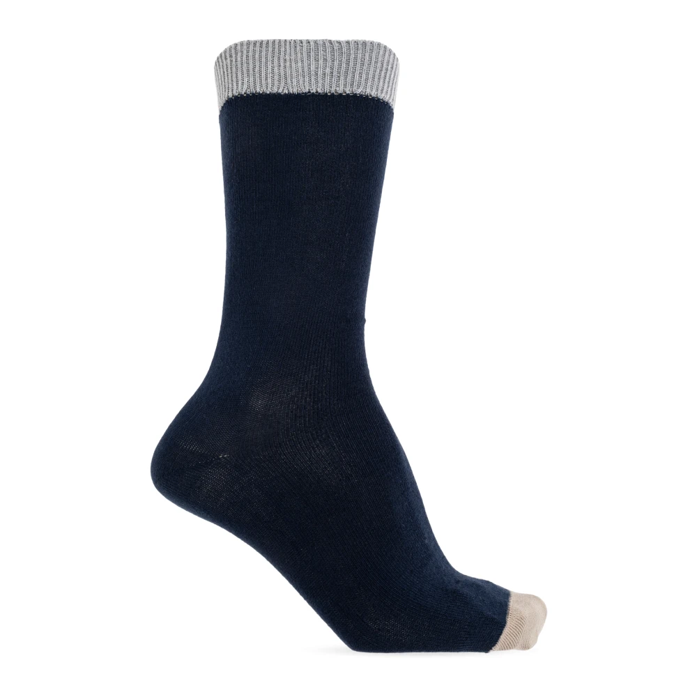 Eleventy Katoenen sokken Blue Heren