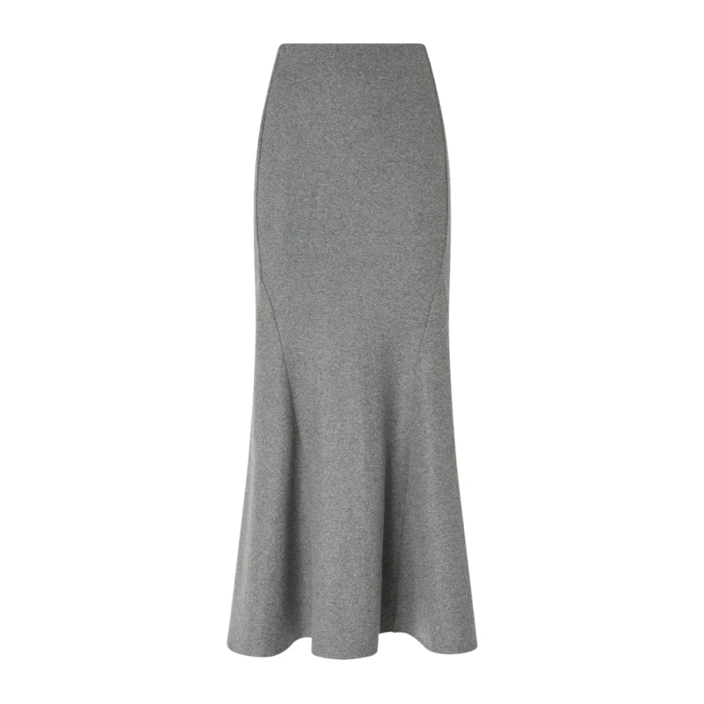 Pinko Women's Gray Midi Skirt