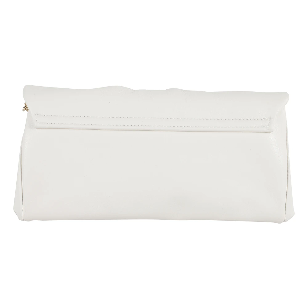 Jimmy Choo Stijlvolle Portemonnee met Ketting White Dames