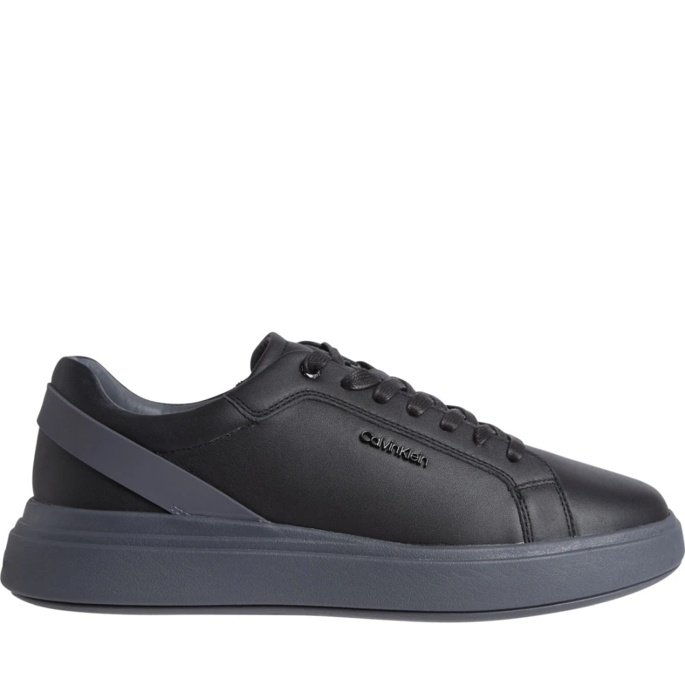 Calvin Klein Men's Black Iron Gate Lace-Up Sneakers