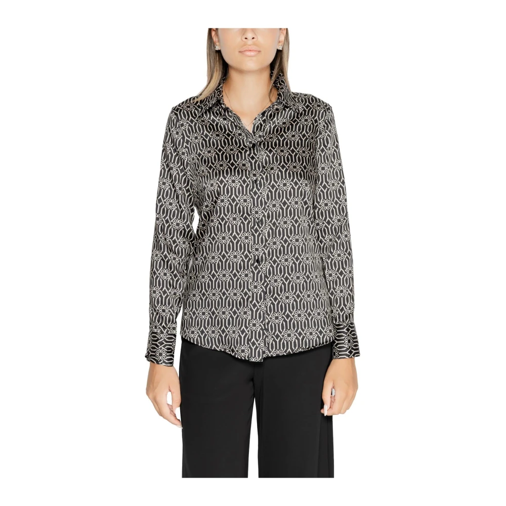 Rinascimento Women's Geometric Silk Blouse