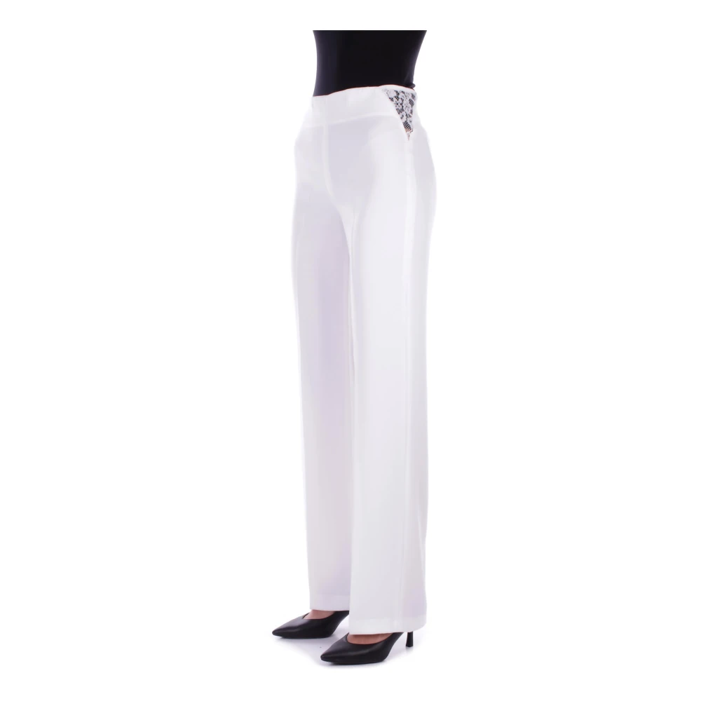 Liu Jo Wide Trousers White Dames
