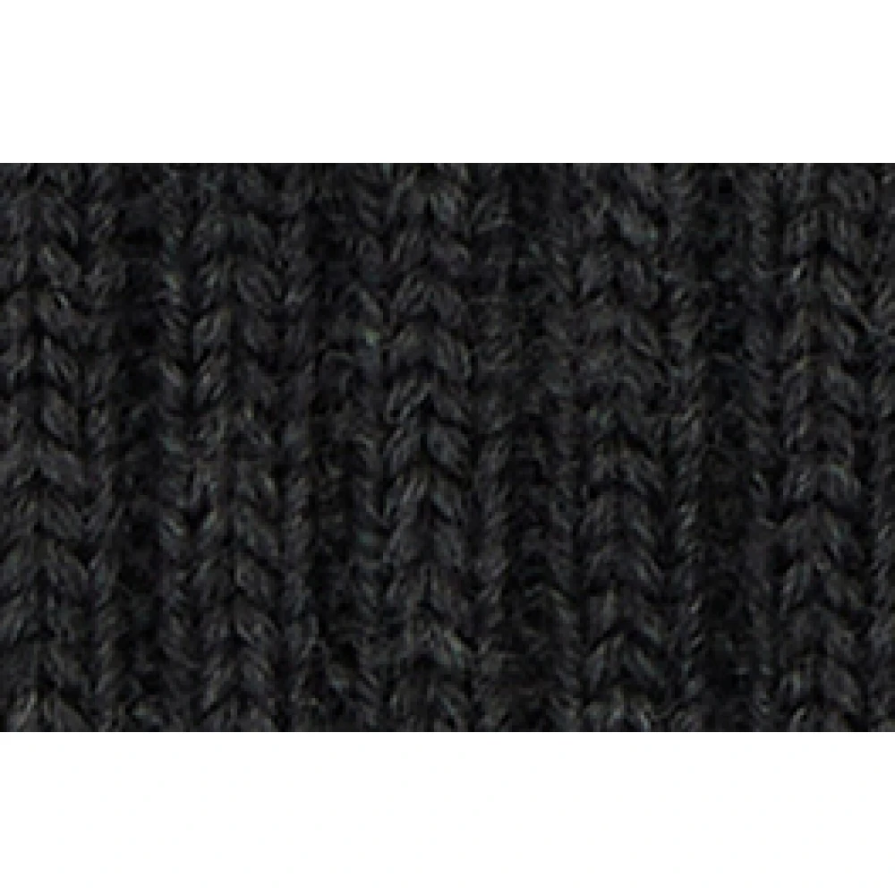 Gallo Unisex effen grijze geribbelde muts van wol zijde en kasjmier. Gray Unisex