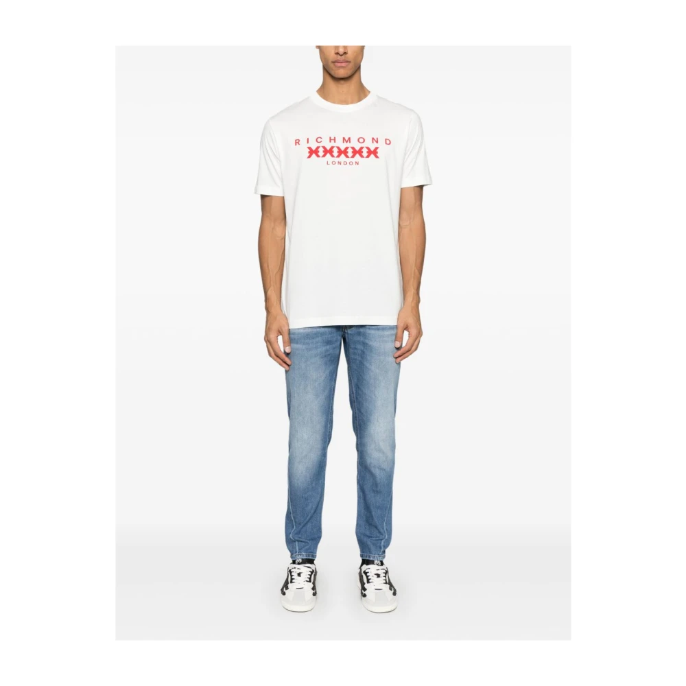 John Richmond Blauwe Jeans voor Mannen Blue Heren