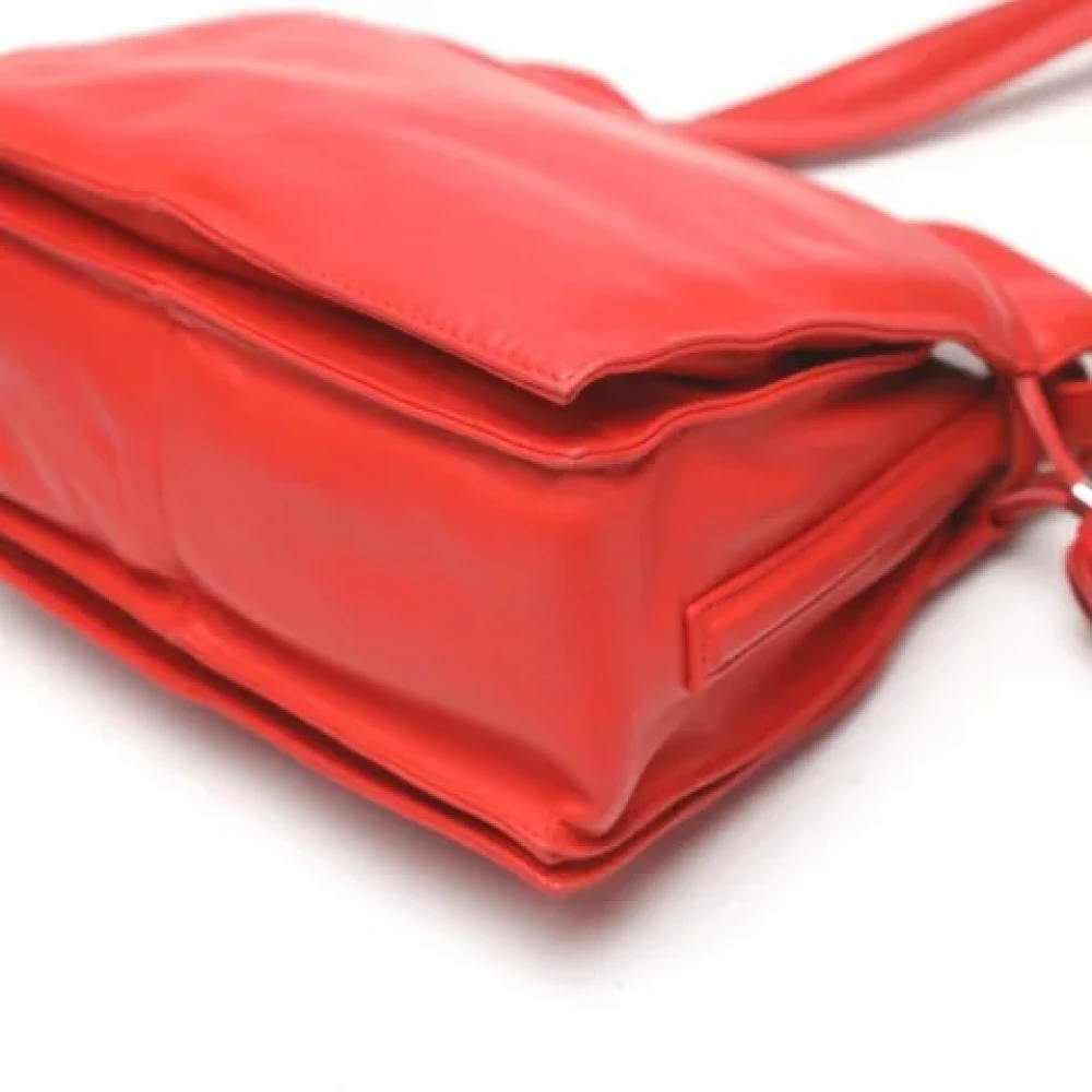 Loewe Pre-owned Fabric shoulder-bags Orange Dames