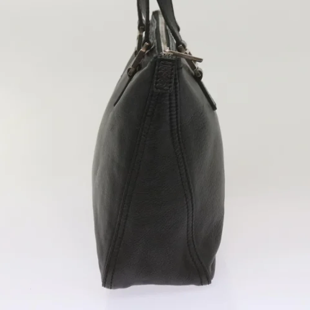 Fendi Vintage Pre-owned Leather handbags Black Dames