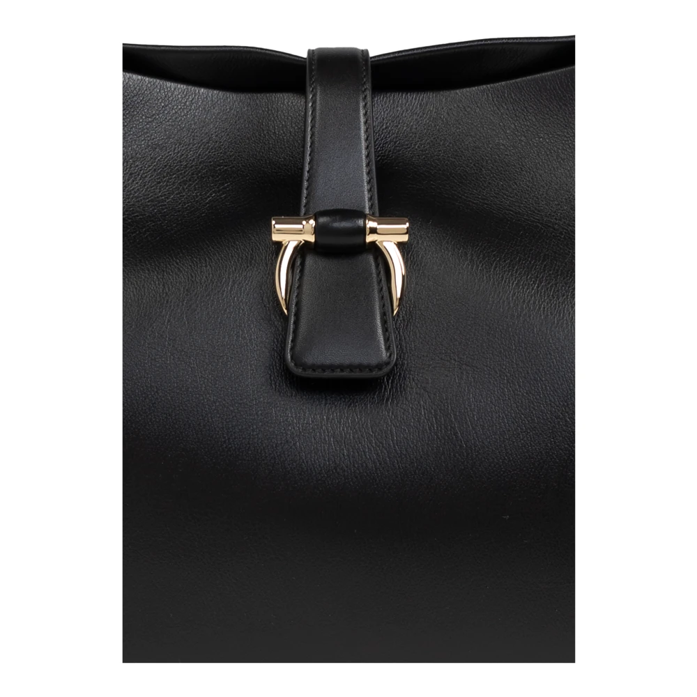 Salvatore Ferragamo Tas type shopper maat medium Black Dames