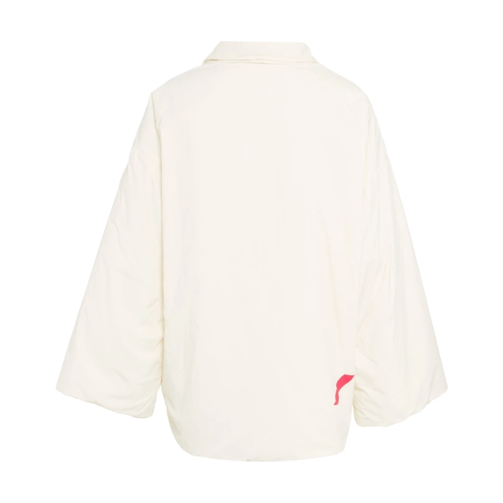 Afterlabel Witte Kimono Jas Chic Logo White Dames