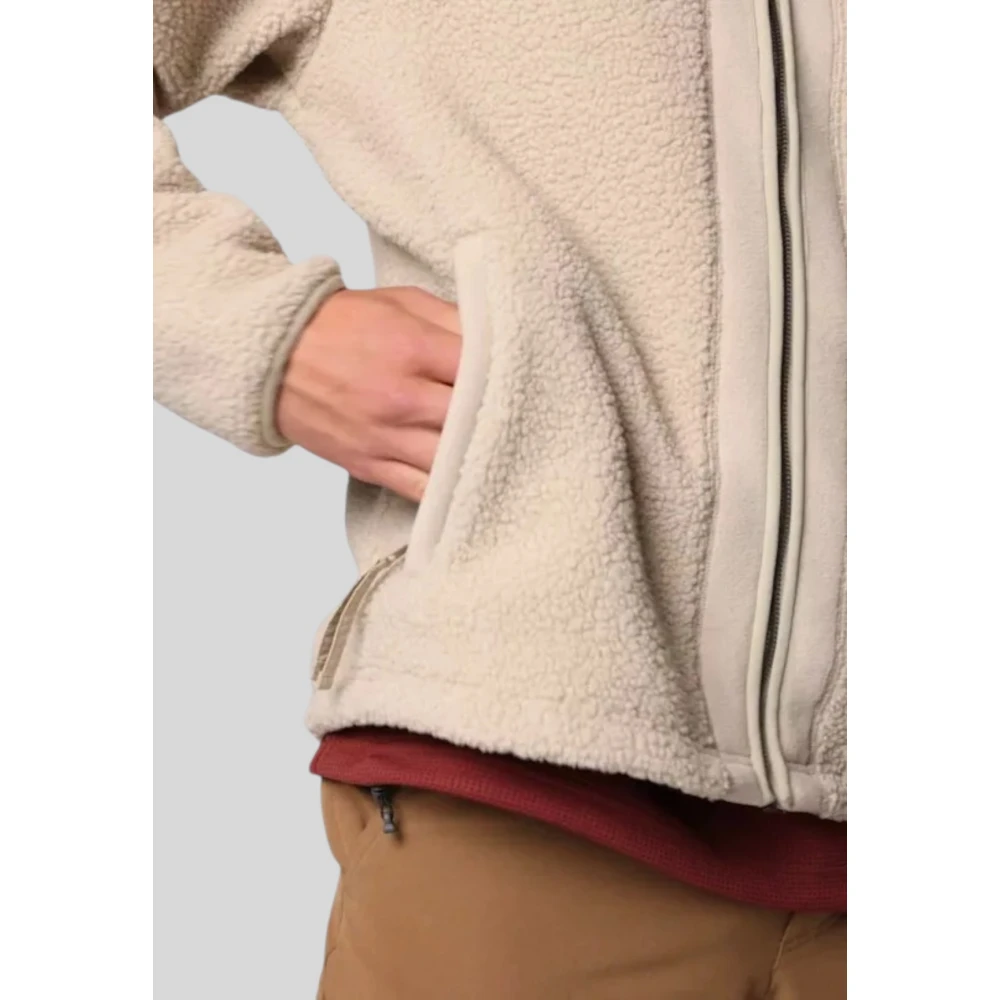 Columbia Zwarte Mesa Boucle Fleece Jas Beige Heren