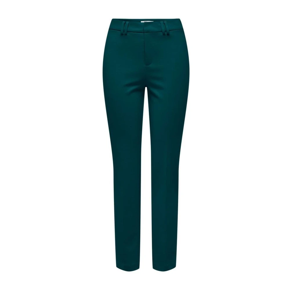 Only Groene polyester sigarettenbroek Green Dames