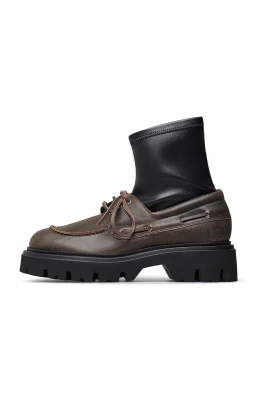 Stretched Leather Loafer