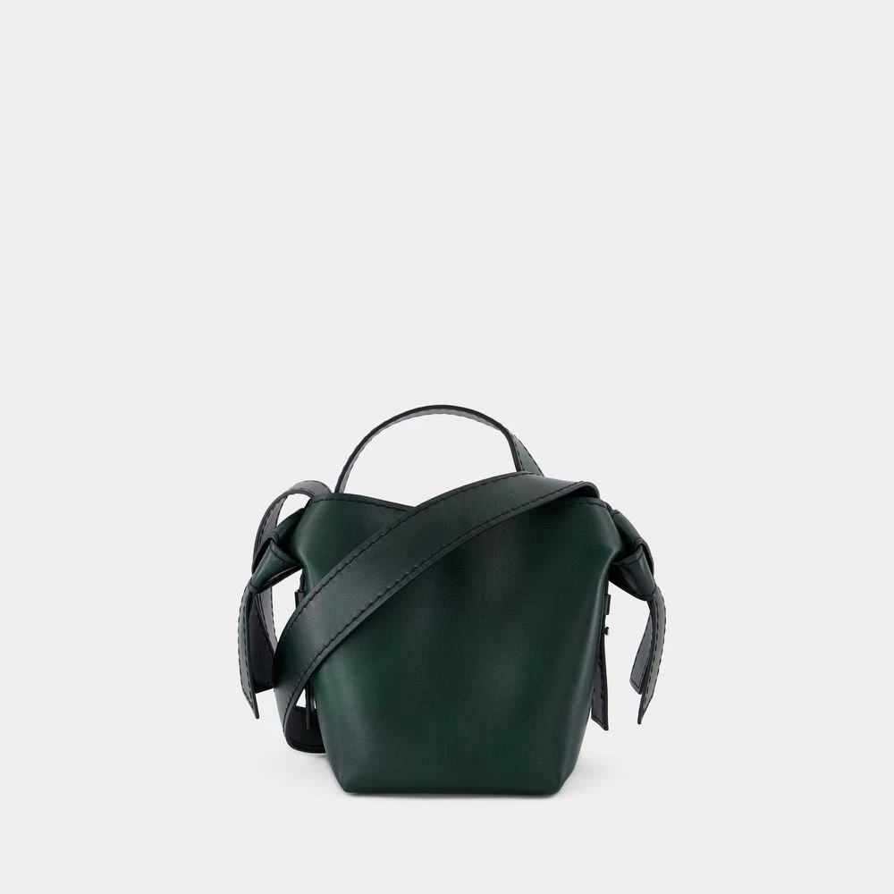 Acne Studios Groene leren Crossbody tas Green Heren
