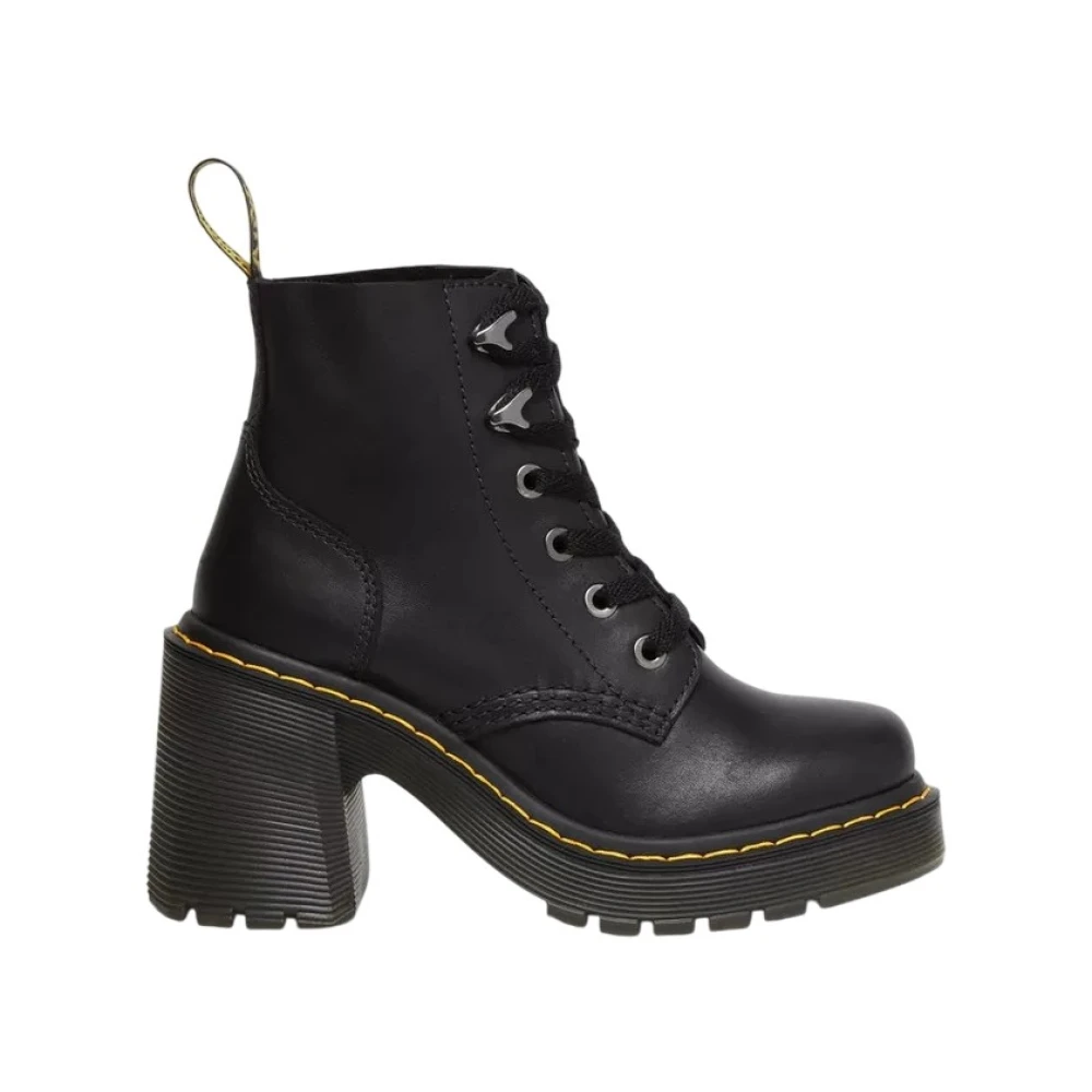 Dr. Martens Stivali Con Tacco Jesy Pelle Sendal Nero Donna Taglia 39 - Immagine 4