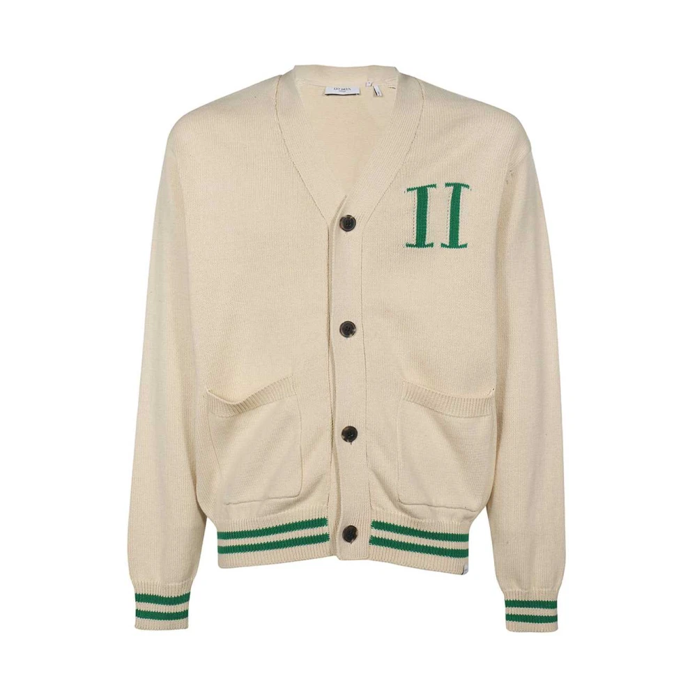 Les Deux Gestreepte katoenen vest Beige Heren