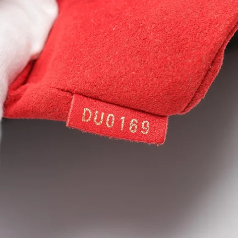 Louis Vuitton Vintage Pre-owned Canvas handbags Orange Dames