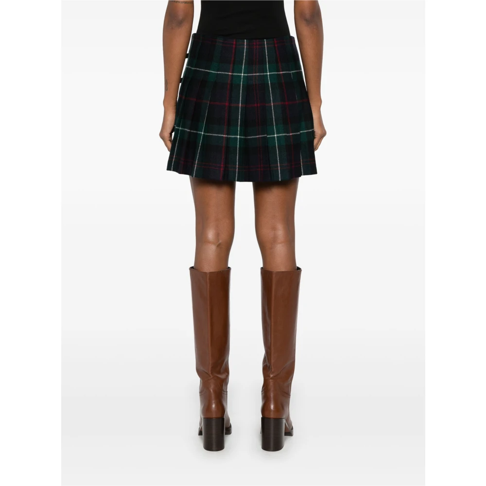 Polo Ralph Lauren Tartan Mini Rok Multicolor Dames