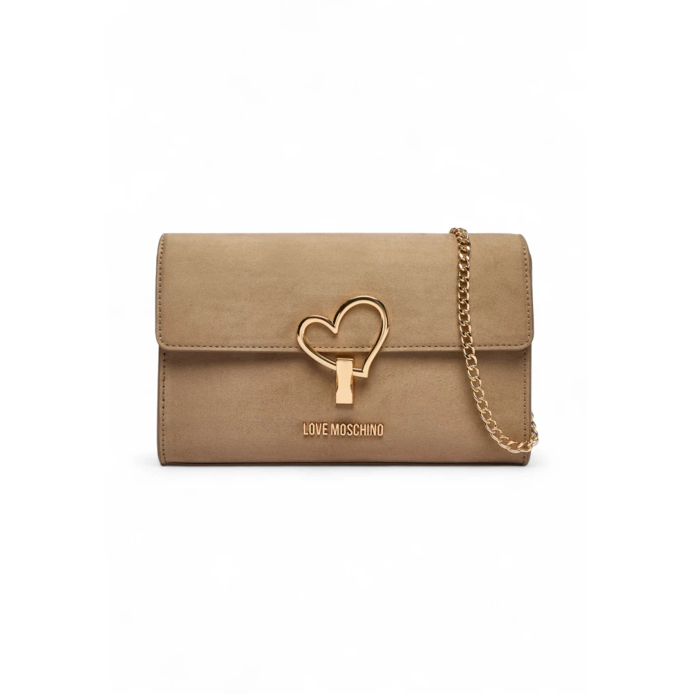 Love Moschino Donna Beige Borsa Tracolla